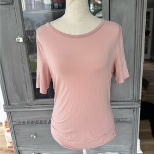 A New Day Pink Fitted Short Sleeve Tee
